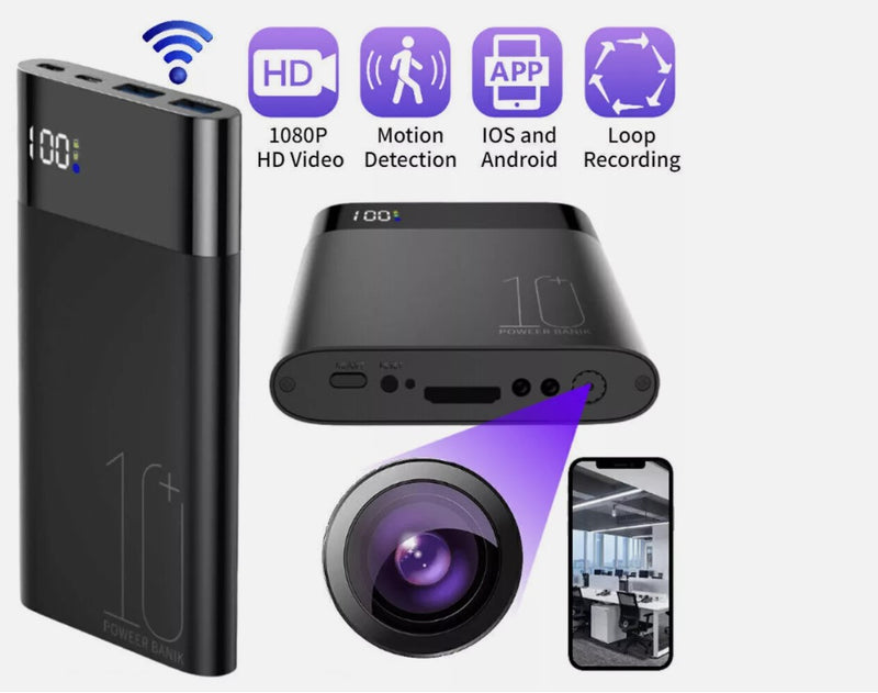 Hidden WIFI PowerBank Camera (Item