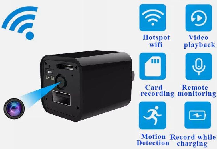 HD WIFI USB Charger Camera App: Weihome (item: 2592)