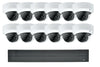 Sapphire 16-Channel 4K Surveillance Kit with 12 Dome Cameras