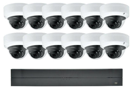 Sapphire 16-Channel 4K Surveillance Kit with 12 Dome Cameras