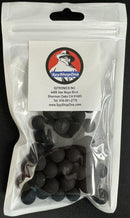 Rubber Balls .43 Cal Black For Air Gun