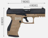 UMAREX Walther PPQ M2 CO2 .43CAL Training Air Gun (Rubber/Power/Pepper) 1pk/10pc Power Included