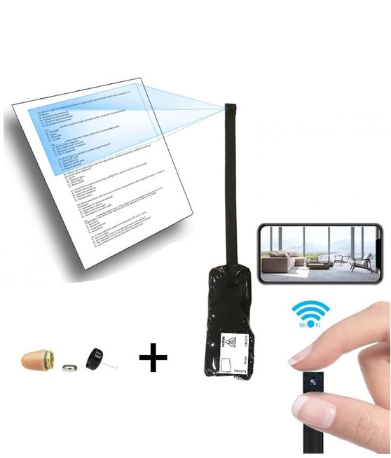 DIY WIFI Body Cam With Wireless Ear Piece (Item# 3342)