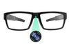 HD P2P Clear Glasses Camera A/V w/2 Batt w/Touch Control
