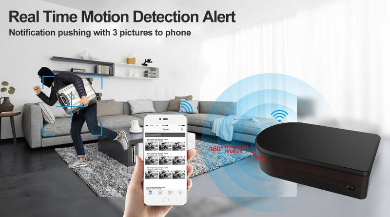 HD 1080P 180 DEG ROTATABLE WIFI CAMERA