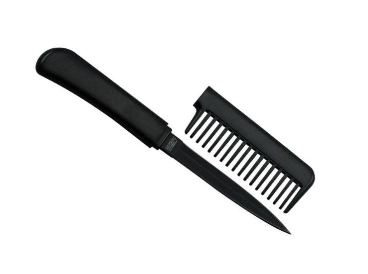 BLACK COMB KNIFE (Model: IQCKBK Item#002622)