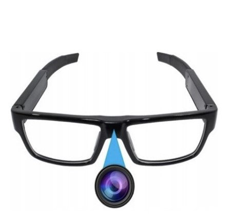 Glasses DVR Camera 1080P Supports 128Gb SD memory card (Item#: 3371)