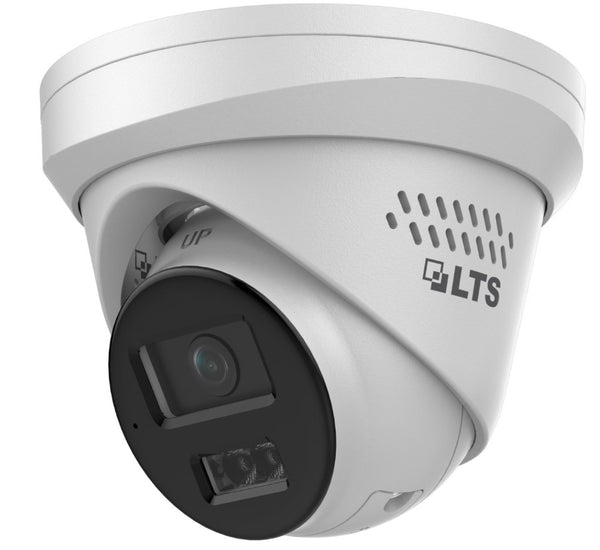 8MP Active Deterrence Turret Network Camera (IQLTCMIP3382WI-28SDL)