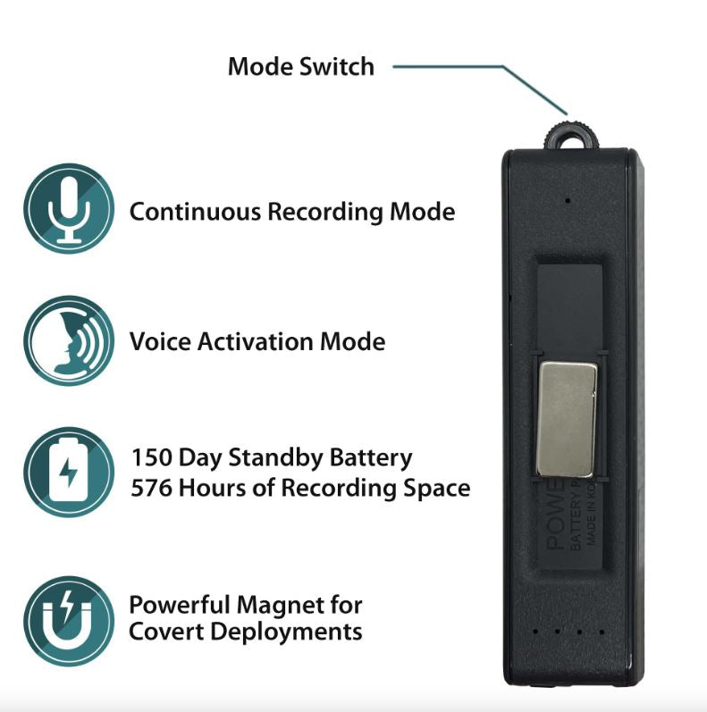 POWER BANK VOICE ACTIVATED RECORDER