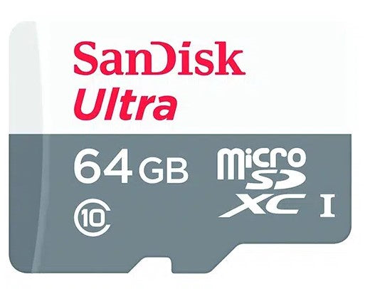 SANDISK 64GB MICRO SD MEMORY CARD Model: IQSDSQOUNR64G Item#003233