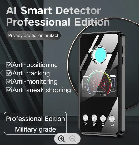 RF detector, anti spy, anti eavesdropping/tracking, with IR and magnet probe.