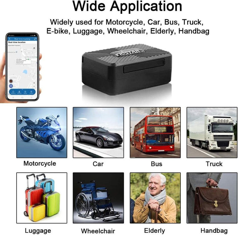New 4G GPS Tracker 1.2A. Batt, built in magnet (Model: IQ4GTK913 Item