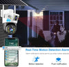 PTZ Dual Lens 4G Solar Powered Wireless IP66 Camera App: V380 Pro (Item 3461)