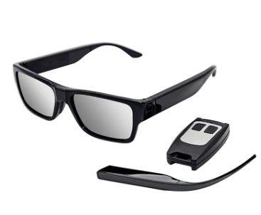 1080P Sunglasses A/V Camera 16GB Memory 2 Batt. w/remote & clear lens