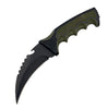KARAMBIT FIXED BLADE TACTICAL KNIFE W/ ABS HOLSTER
