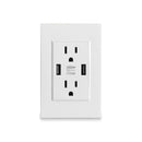 110V Outlet Hidden WIFI 4K Camera with USB Ports.