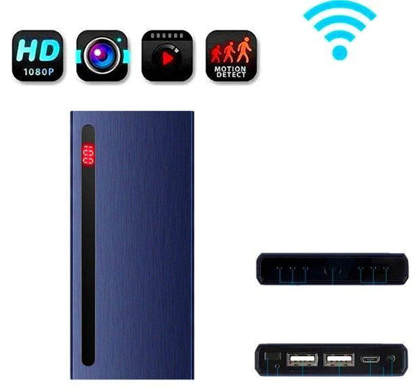 8,000 mAh Portable Powerbank Charger WIFI CAM with Night Vision (Item # 3187)